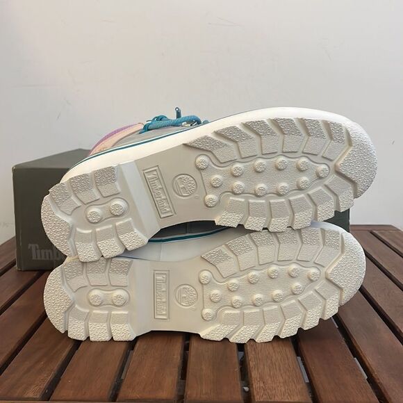 Timberland Euro Hiker Boots Gray Purple Turquoise Women 7.5(TB0A412WD52) - Picture 10 of 14